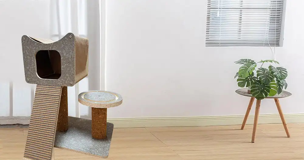 Cat Climbing Tree