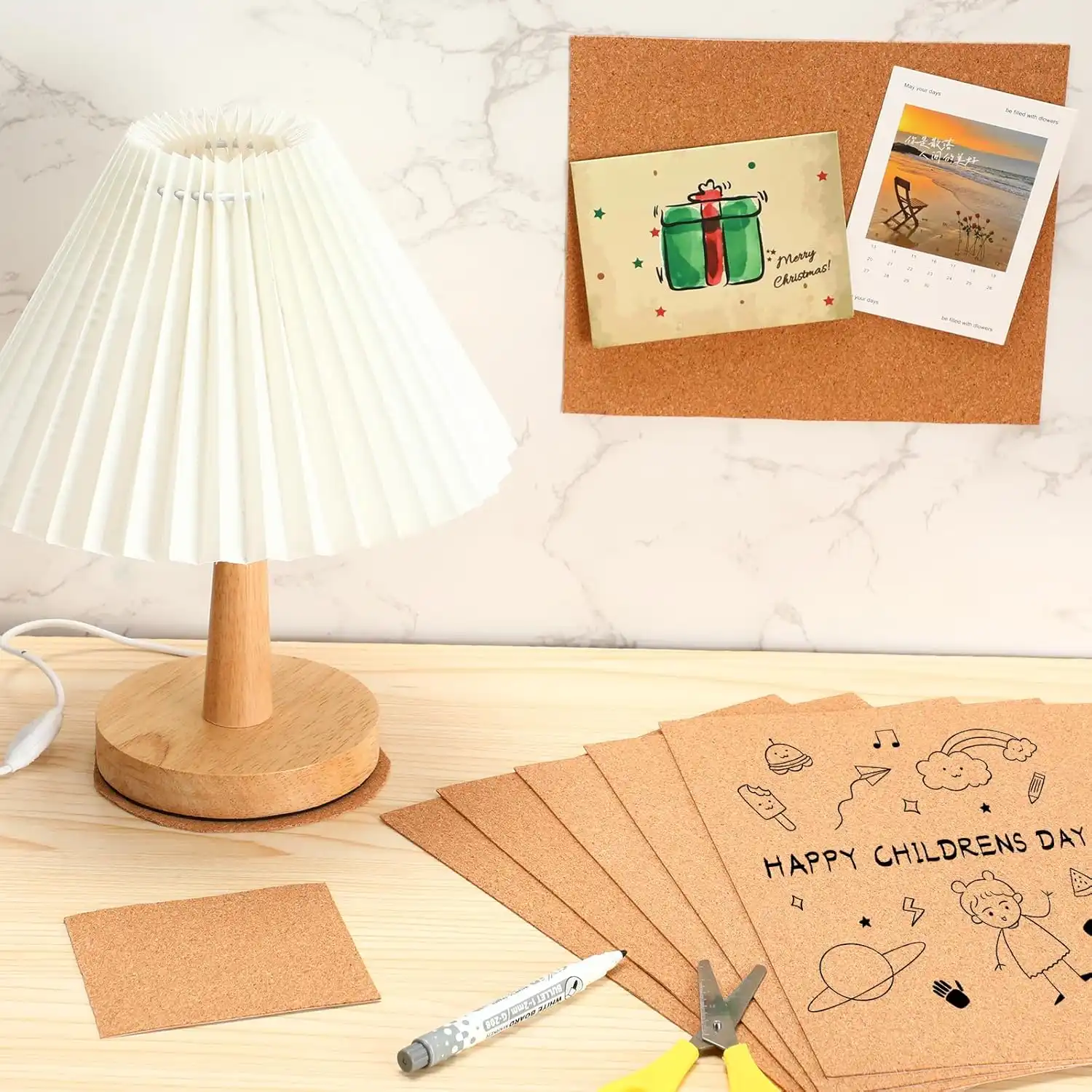 Cork Board for Wall 