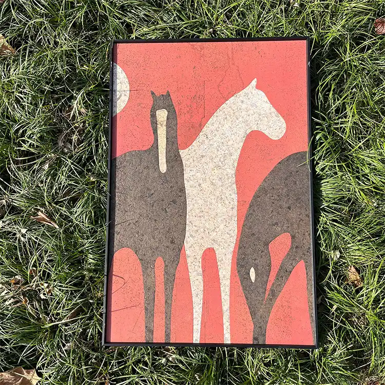 cork painting cork painting