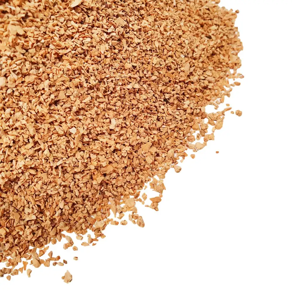 cork particles graininess