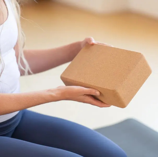 Eco cork yoga blocks