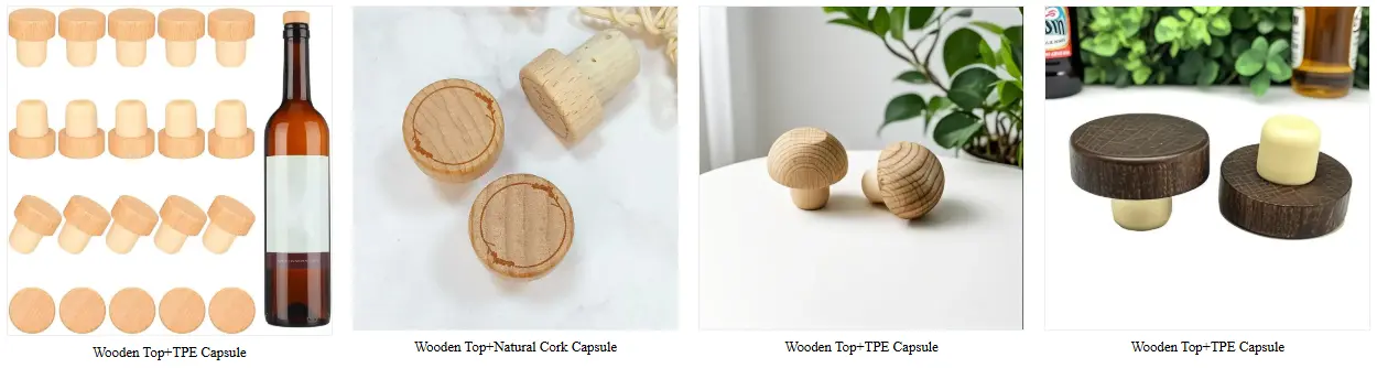 Wooden Top+TPE Capsule