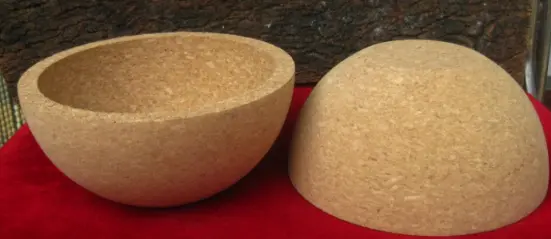 Eco-friendly cork bowl Eco-friendly cork bowl