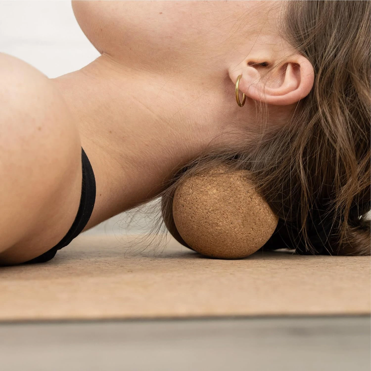 Cork Peanut Massage Ball.