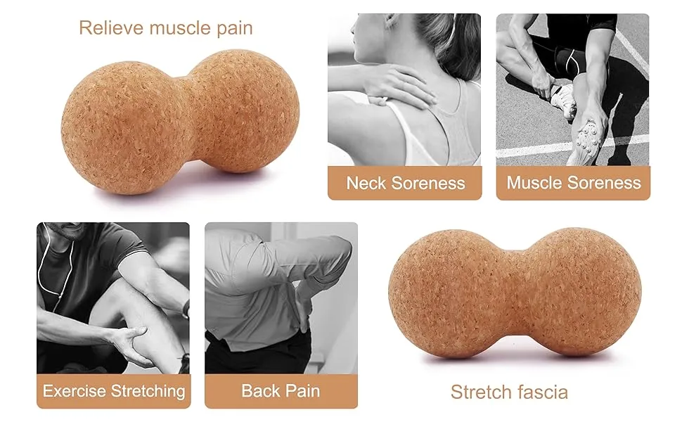  Cork Peanut Massage roller Cork Peanut Massage roller