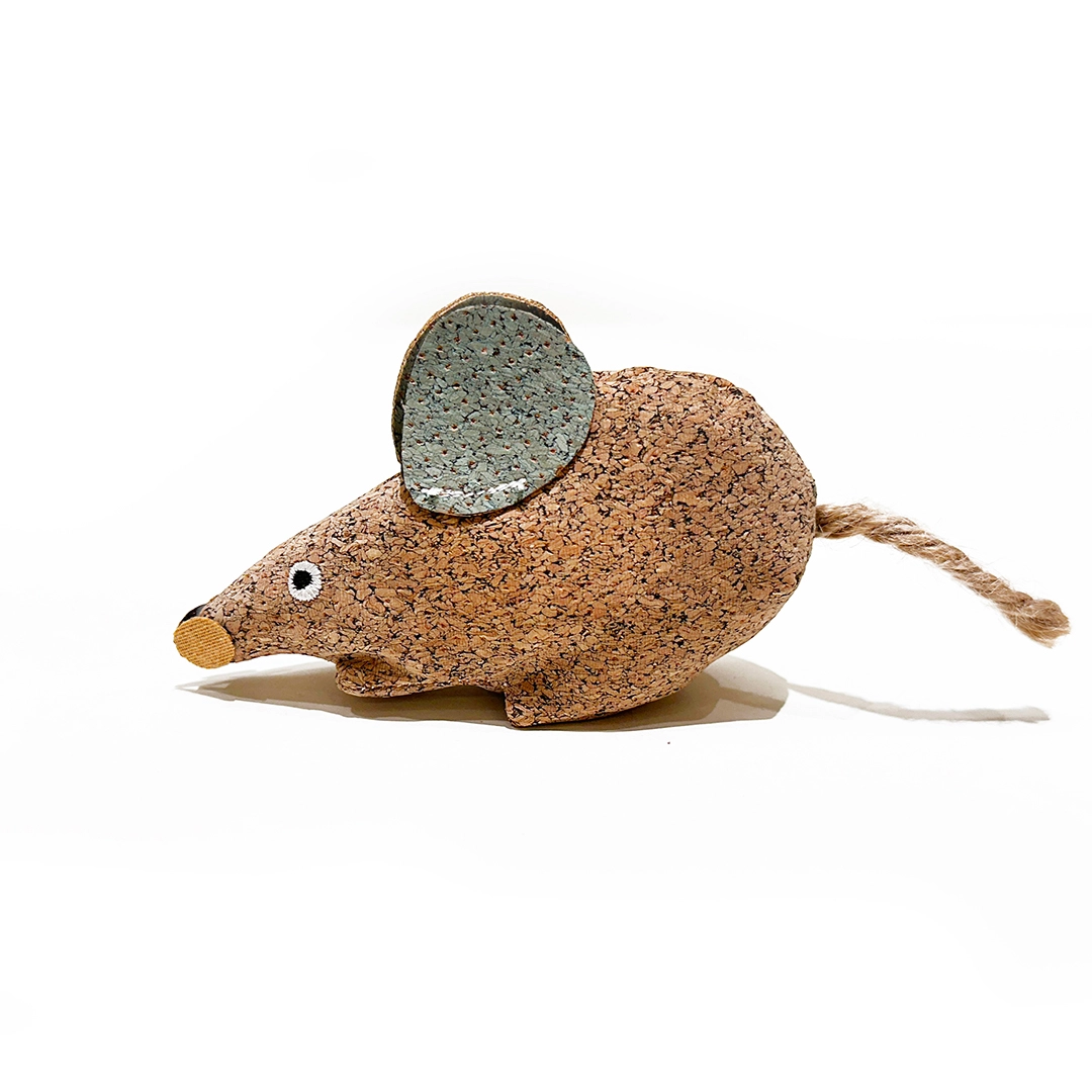 cork cat toy
