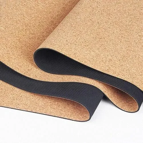 rubber cork yoga mat