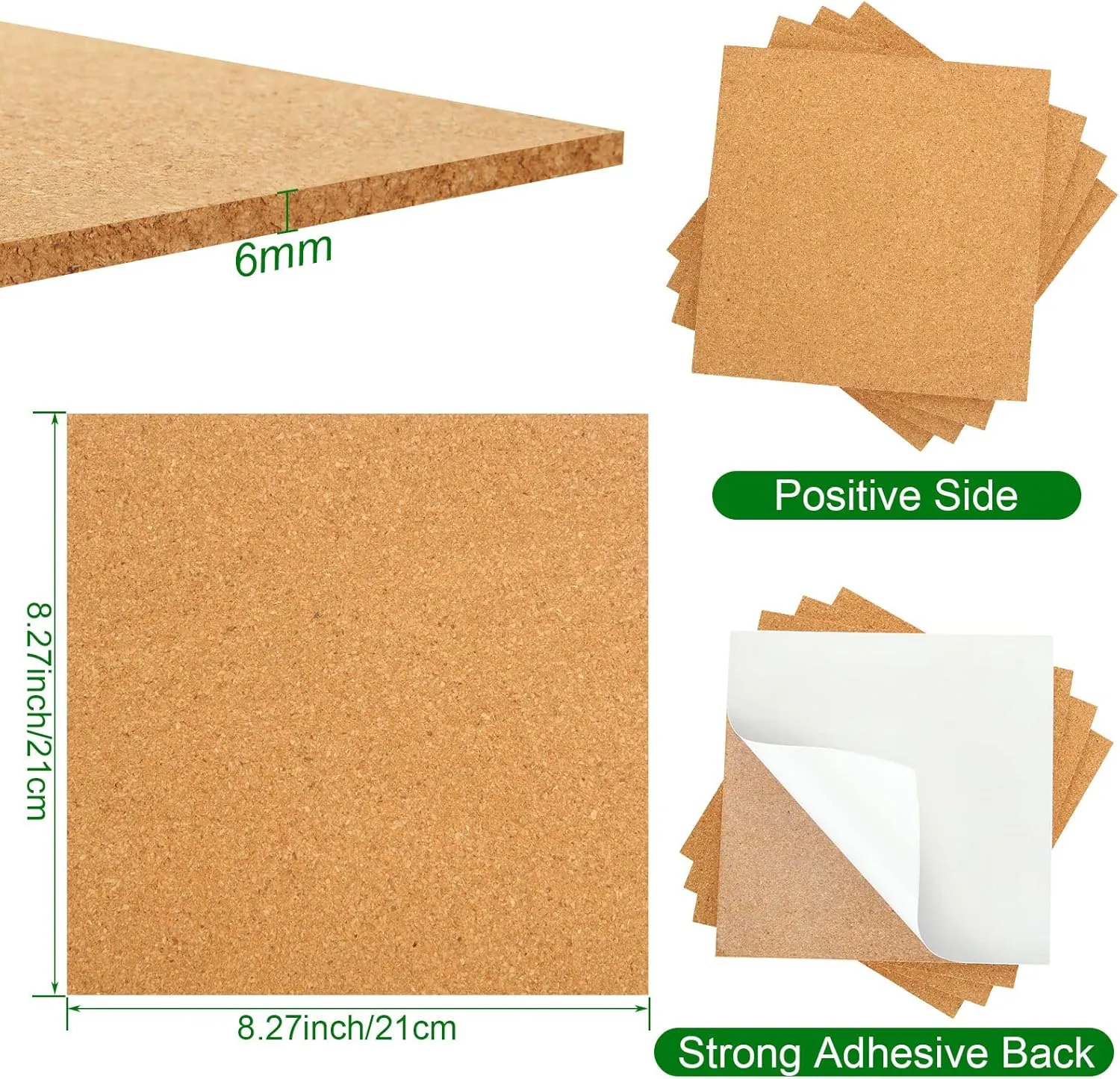 self stick cork board