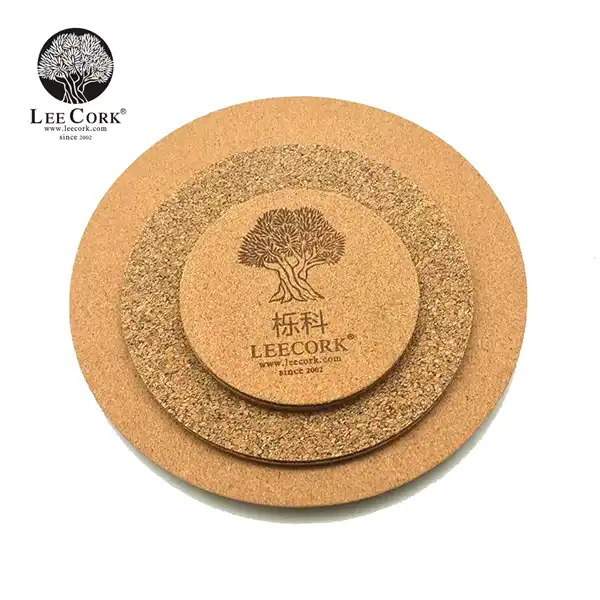 Foldable Cork Coaster Set